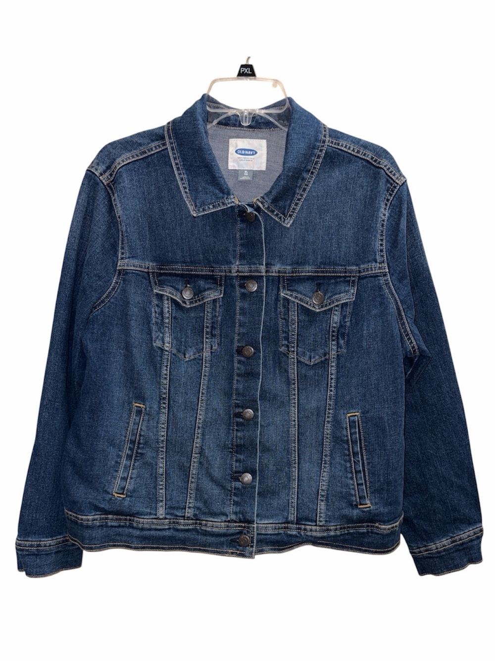 Old Navy Denim Trucker Jacket XL Blue EUC - Picture 5 of 10
